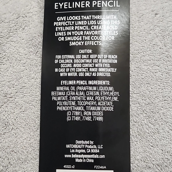 BE Beauty Essentials Dark Brown Eyeliner Pencil - Picture 2 of 2